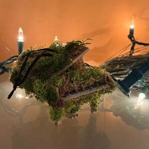 Taylor Swift Inspired handmade Moss-Covered Piano eras tour Christmas Ornament
